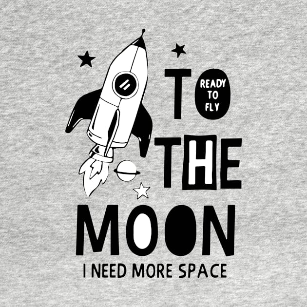 To ready to fly the moon, i need more space by timegraf